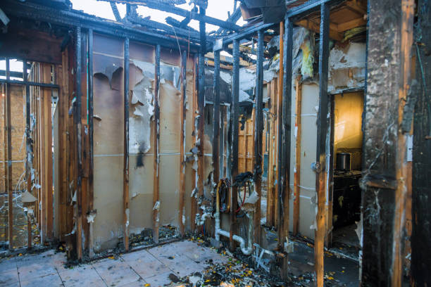 Professional Fire Damage Repair technician working in Pikeville, TN